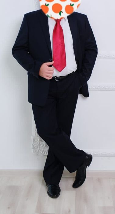 Мужской костюм, черный