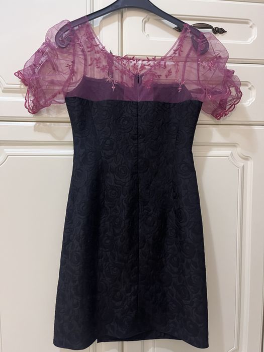 Rochie de ocazie lucrata la comanda, manual