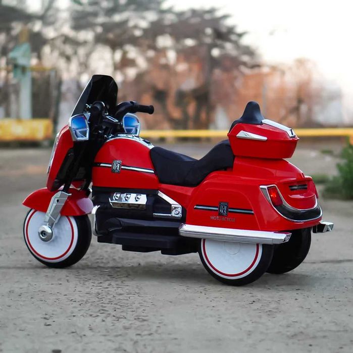 Motocicleta electrica Chopper Royce 2x 40W 12V cu telecomanda RED
