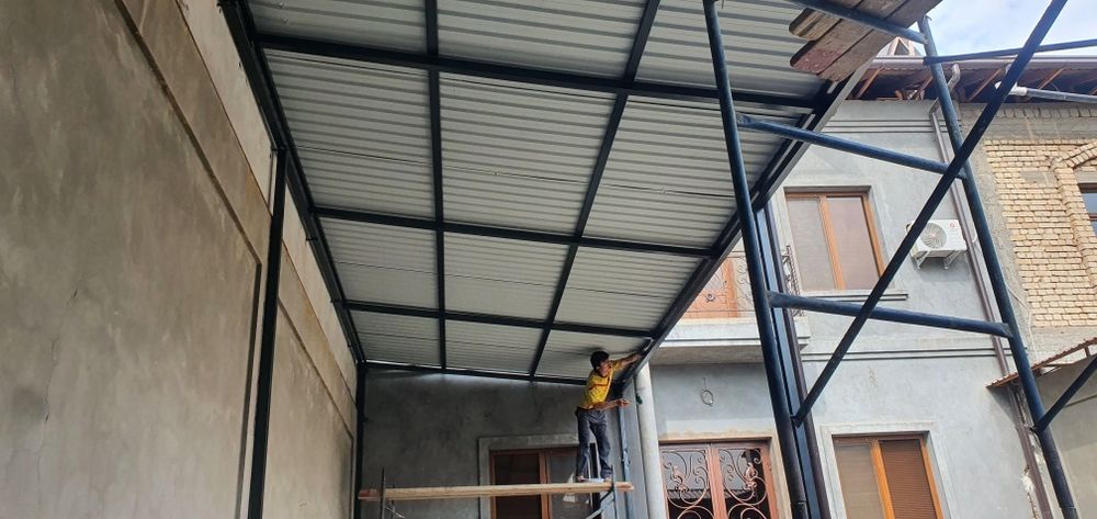 Навес перила сварщик