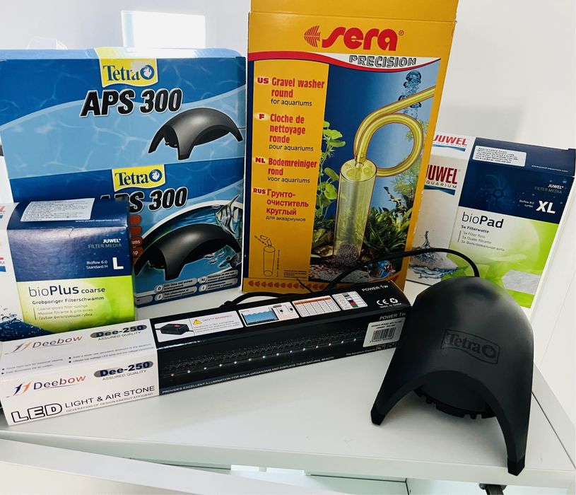 Acvariu pesti cu filtru prin cadere