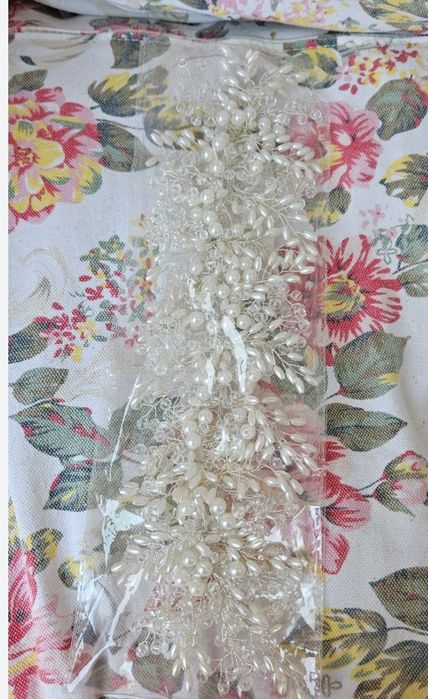 Accesoriu păr mireasă cu perle
