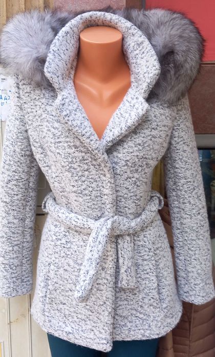 Дамско палто вълна и кашмир