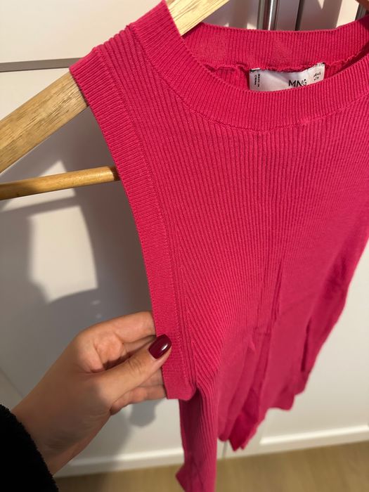 Bluză, Mango, roz, femei, mărimea S