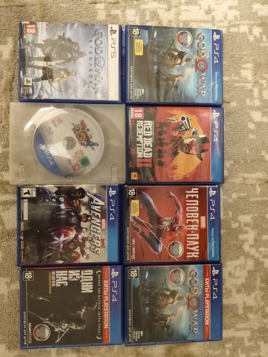 Диски для пс4-5, пишите звоните