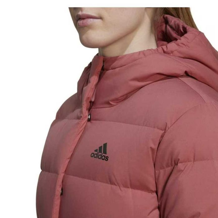 Спортно дамско яке с гъши пух Аdidas Helionic Hooded Down
