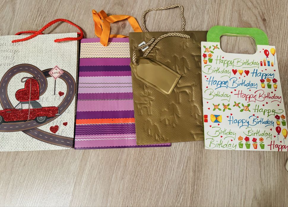 Подарочные пакеты от 200тг