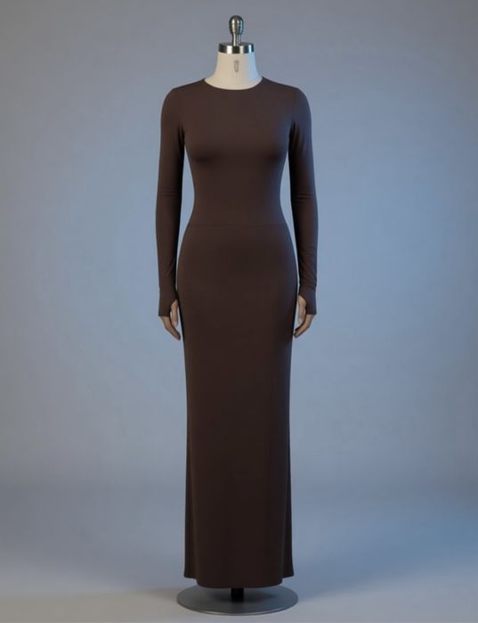 Продам коричневое платье