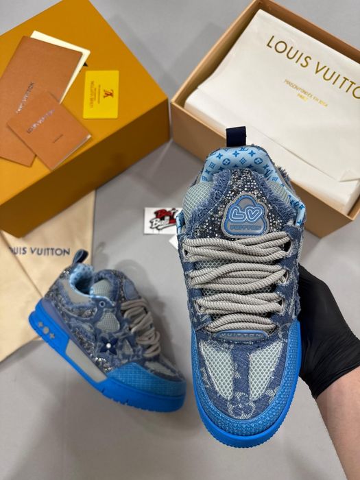 Louis Vuitton Trainer Skate Albăstri Calitate Superioara