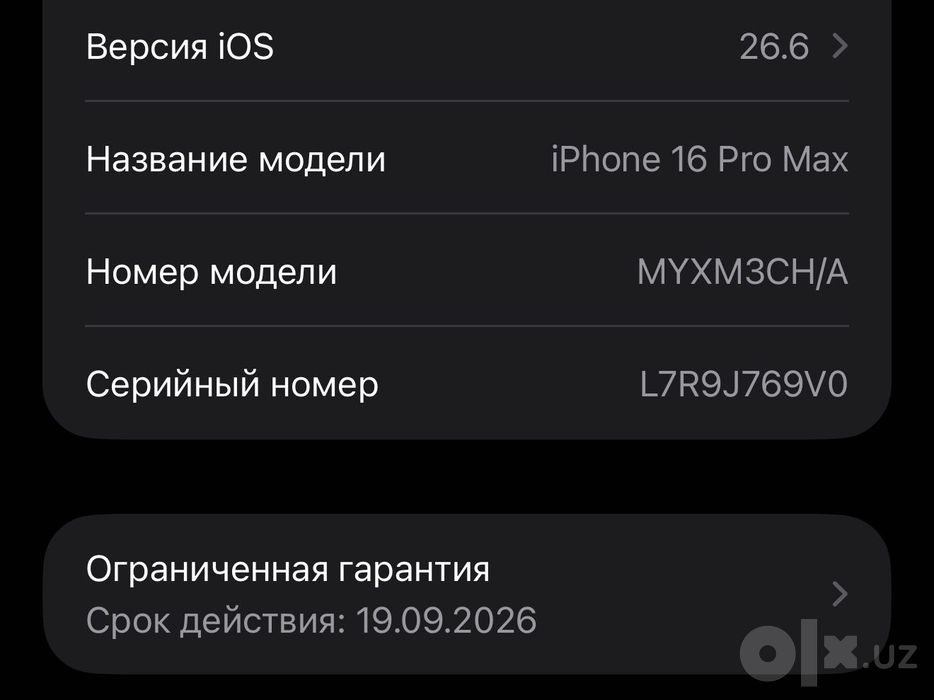 iPhone 16 pro max