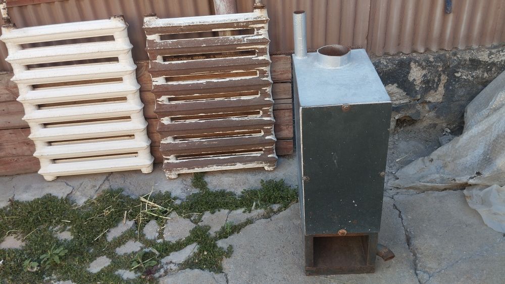 Продам печь отопления и батареи