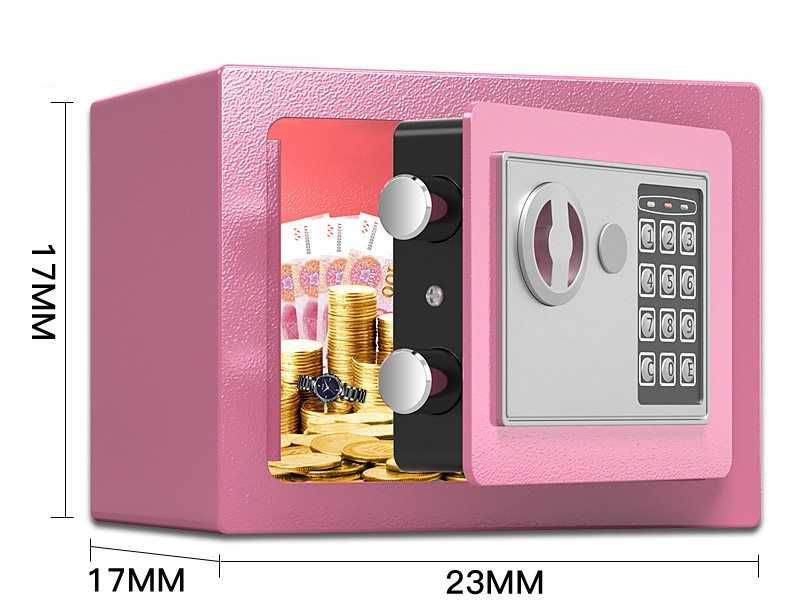 Маленький сейф для личных вещей и денег\Kalitli/kodli mini сейф бор