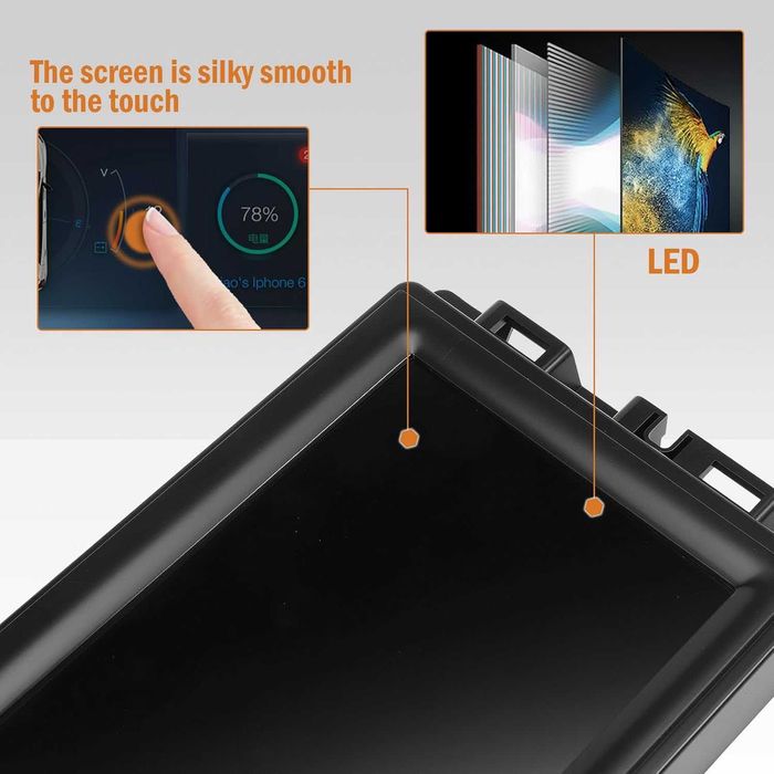 Display Touchscreen Navigatie 7 inch Jeep Compass 2017-2020 - Nou