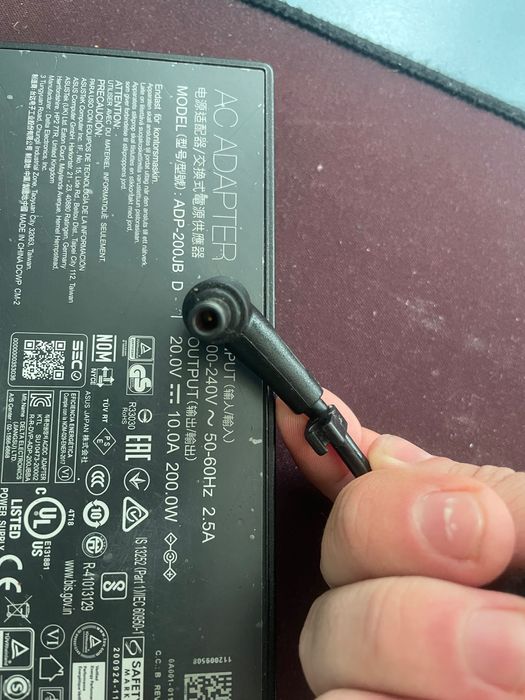 Зарядно + букса за лаптоп (DC jack), комплект