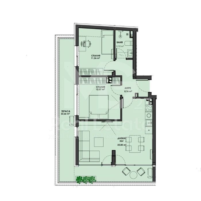 3-стаен в Пловдив-Смирненски площ 112 цена 140000