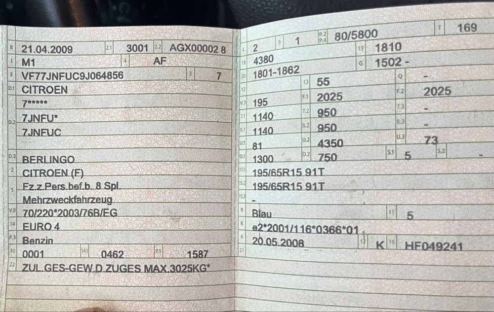 Citroen Berlingo 1.6