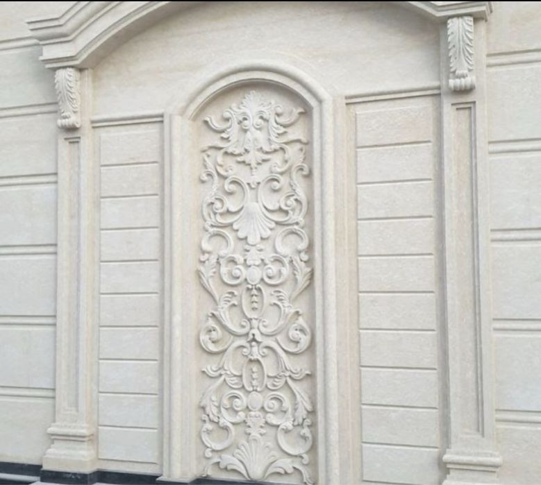 Travertindan oyilgan gul izdelya zakaz , узоры зделя из травертина