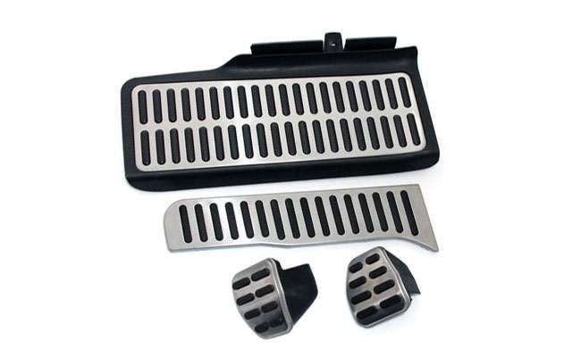 Ornamente INOX pedale si footrest - VW Jetta 6 / Beetle (2011+)