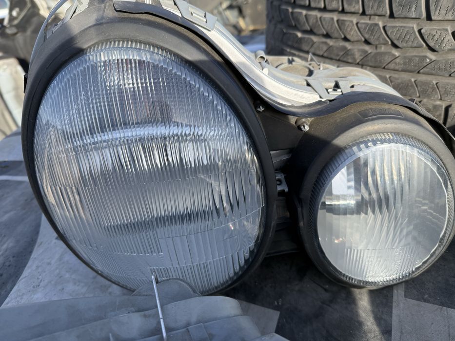 Фары передние w210 до рест галоген оригинал хелла