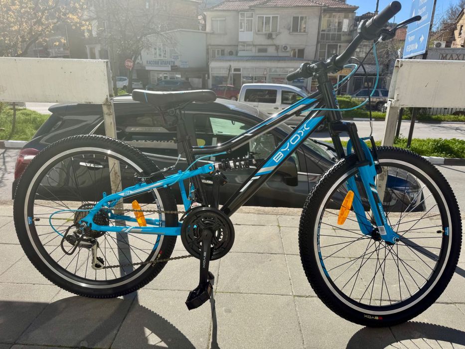 Детски велосипед със скорости 24" BYOX ADVENTURA !! Ново + Гаранция !!
