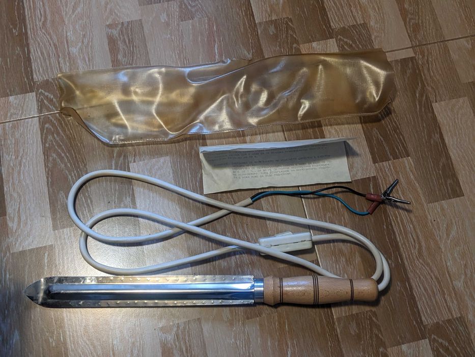 Електрически пчеларски нож за разпечатване на пити 12 V