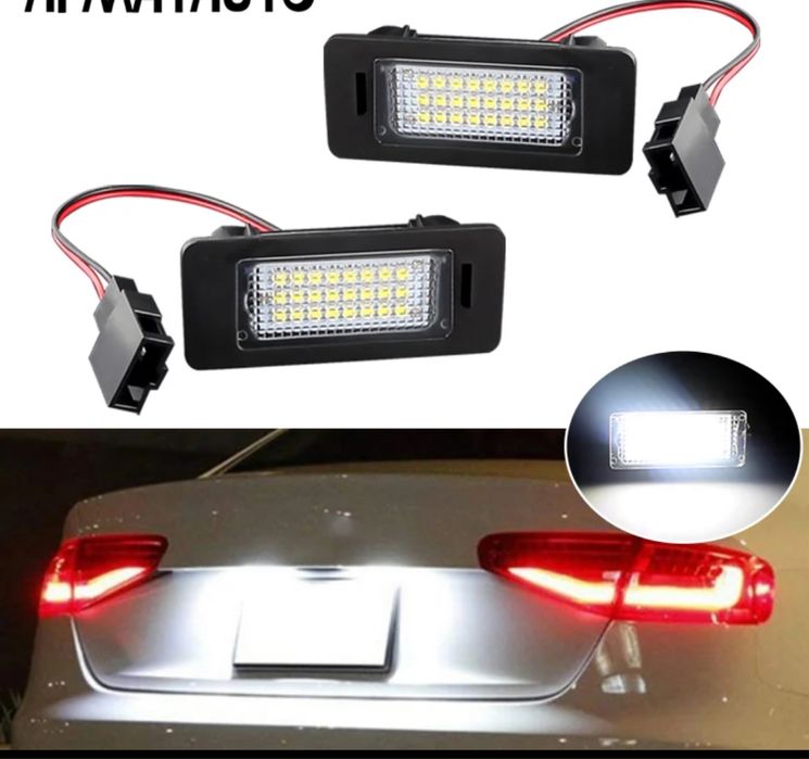 Lampi LED numar Audi A1 A4 B8 A5 A6 A7 Q5 TT
