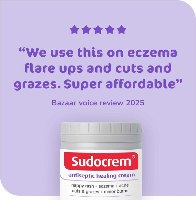 Sudocrem® Антисептичен лечебен крем, крем с цинков оксид за обрив 400g