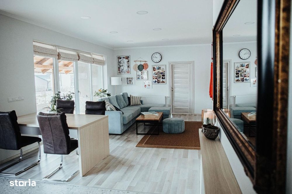 Casa noua single, 9 arii teren,  4 camere, gard, pivnita  Livezeni