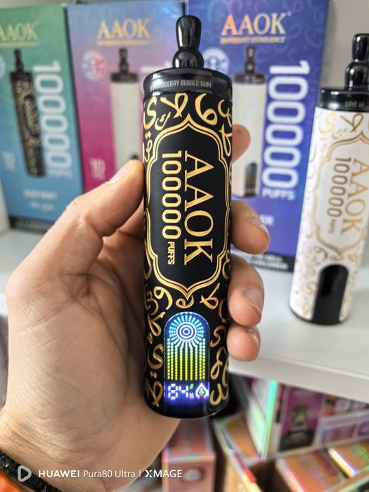 Oferta Vape 100.000 Puffs Narghilea Sunet, Piele,Abur Mult