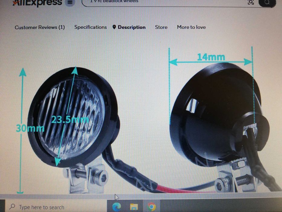 Automodel faruri rotunde D= 2,4cm, patrate L=2cm talpa metal reglabila