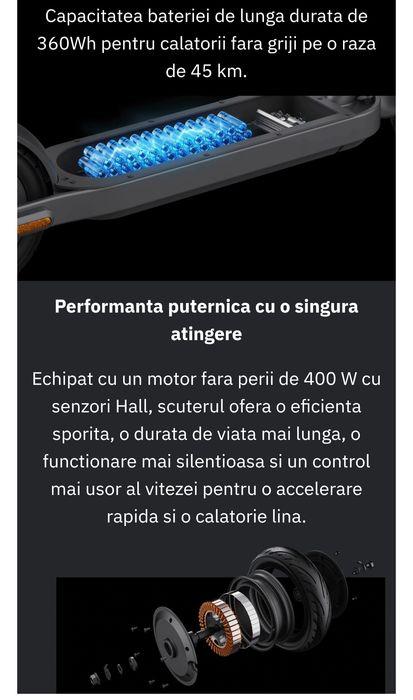 Trotinetă electrică  XIAOMI Electric  Scooter Elite