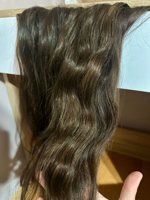 Напълно естествена коса- 200 грама,55 см