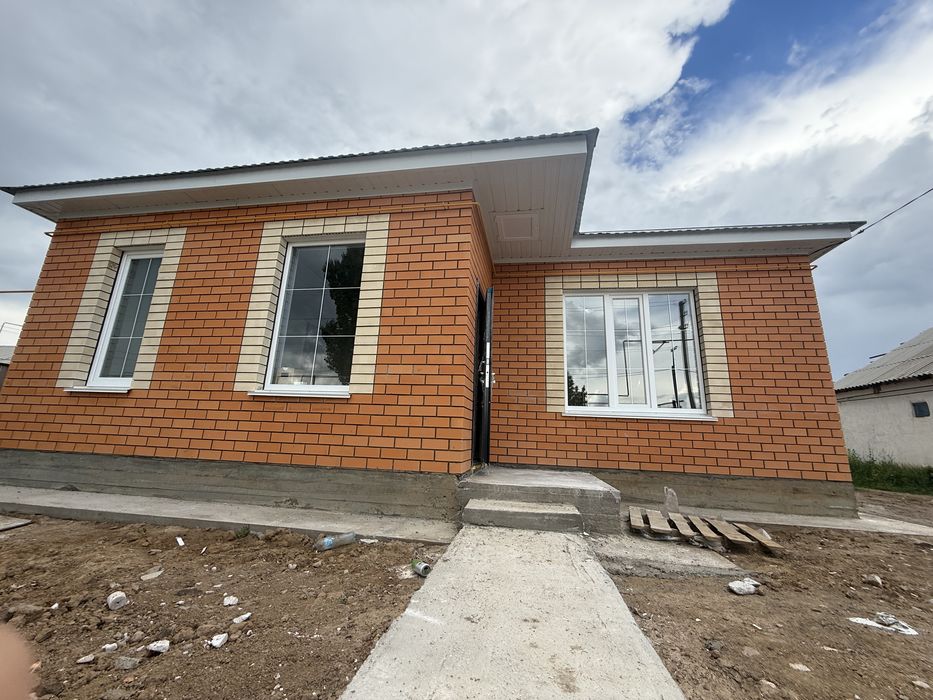 Зачаганск газоблок обл кирп 2026г,130кв/м,5соток,цена 31млн