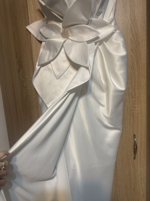 Rochie alba Acob à porter