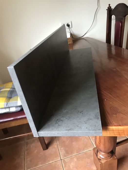 Polita Mobexpert noua,culoare  92 cm /20 cm gri cu sistem prindere