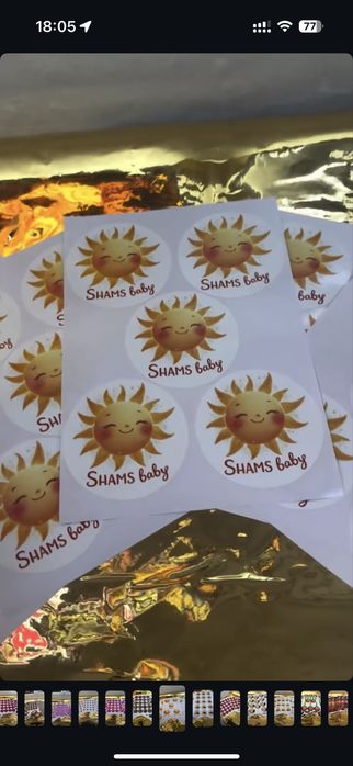 Nakleyka ,Etiketka(sticker),Vizitka, Qodoqlash (Upakovka)
