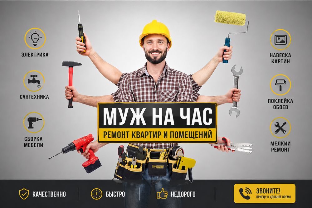 Муж на час Ремонт