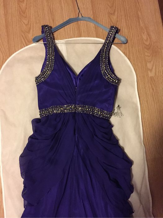 Rochie lunga de matase