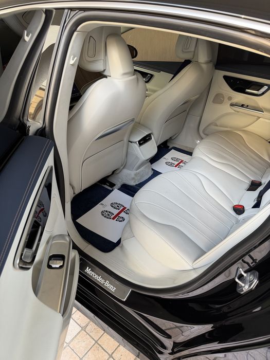 Mercedes Benz EQE 350 доп опция белый салон