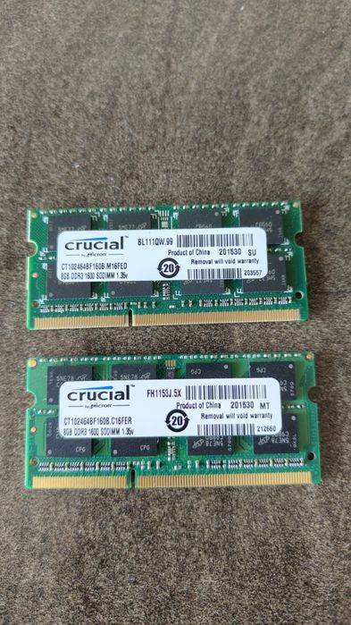 Memorii RAM laptop 8 GB DDR3