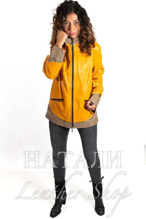 Дамско кожено яке Елеонора