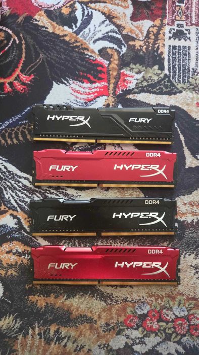 Hyper Fury DDR4 ram 32GB(8x4) 2400mhz