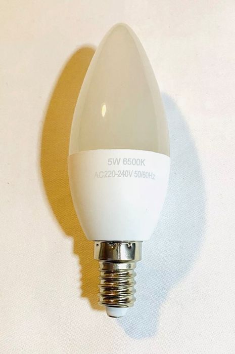 6 х LED Крушка 5W 25 000h Лампа Топло Бяла Светлина