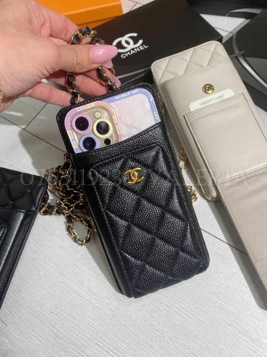 Geanta mini pentru Telefon - piele naturala