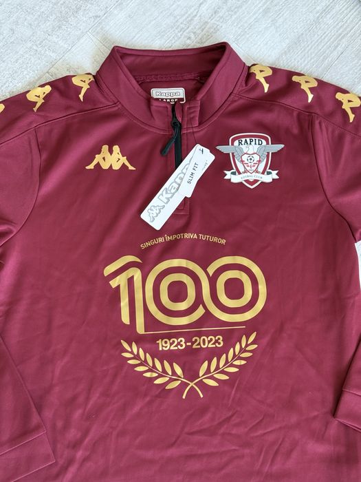 Bluza Kappa Rapid Bucuresti gold M/L