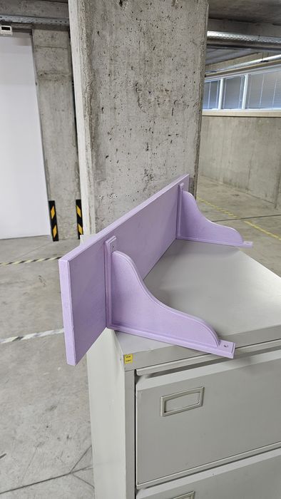 Рафт ИКЕА EGBY HENSVIK Боядисан в Лилаво с отблясъци