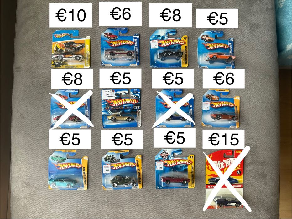 Hot Wheels колички - различни mainline/мейнлайн модели преди 2014