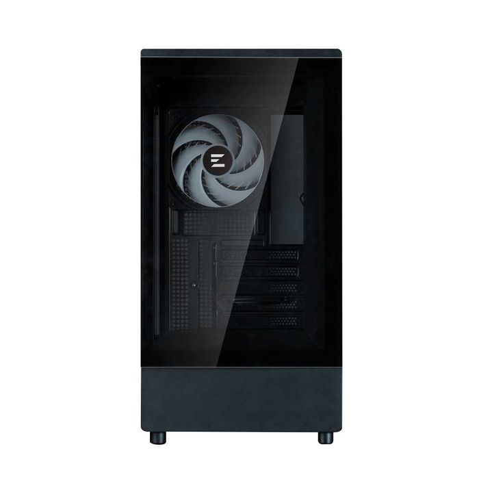}Корпус Zalman P10 без БП ARGB, LCS ready, TG Side Panel, mATX, чёрный