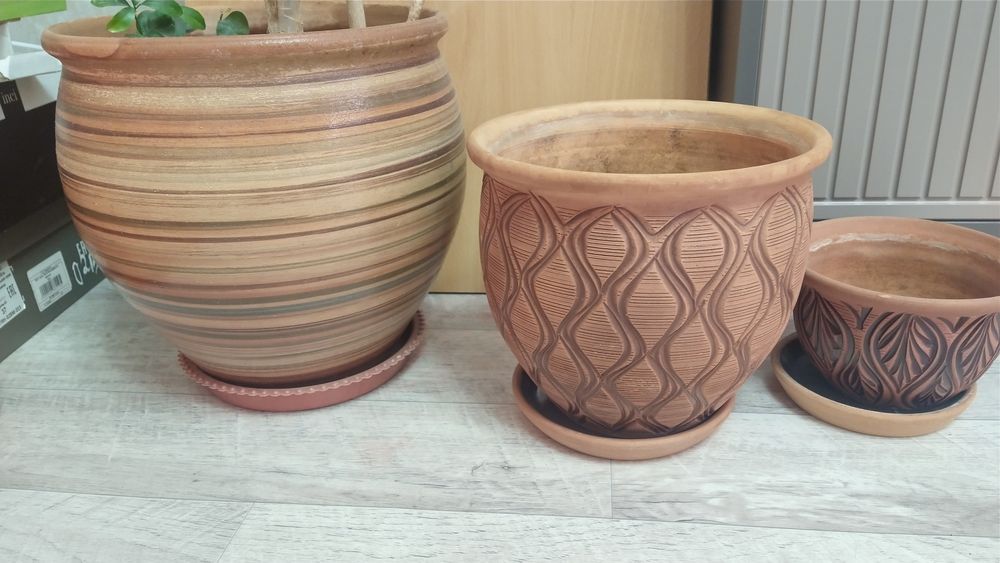 Продам глиняные горшки