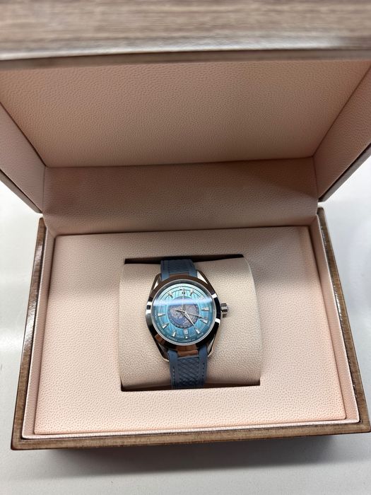 Omega Seamaster Aqua Terra Co‑Axial Master Chronometer GMT Worldtimer